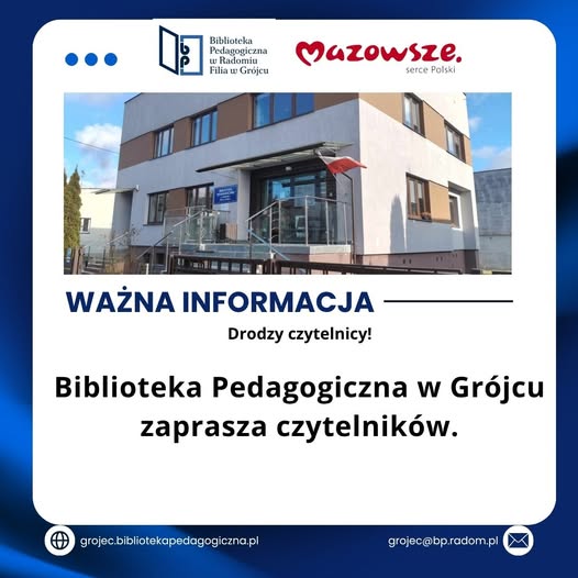 Biblioteka ponownie otwarta po odświeżeniu i modernizacji.